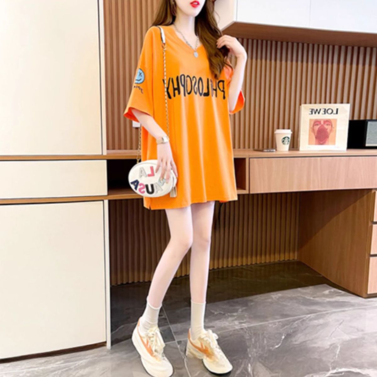 T-Shirts/バッククロスビッグシルエットＴ ST/No.27921