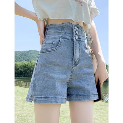 Pants/編み上げハイウエストショーパン ST/No.27922