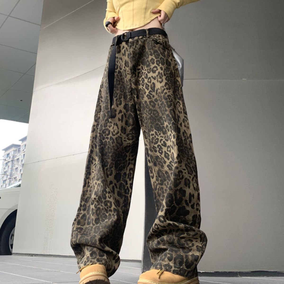 Pants/レオパードワイドパンツ ST/No.27927