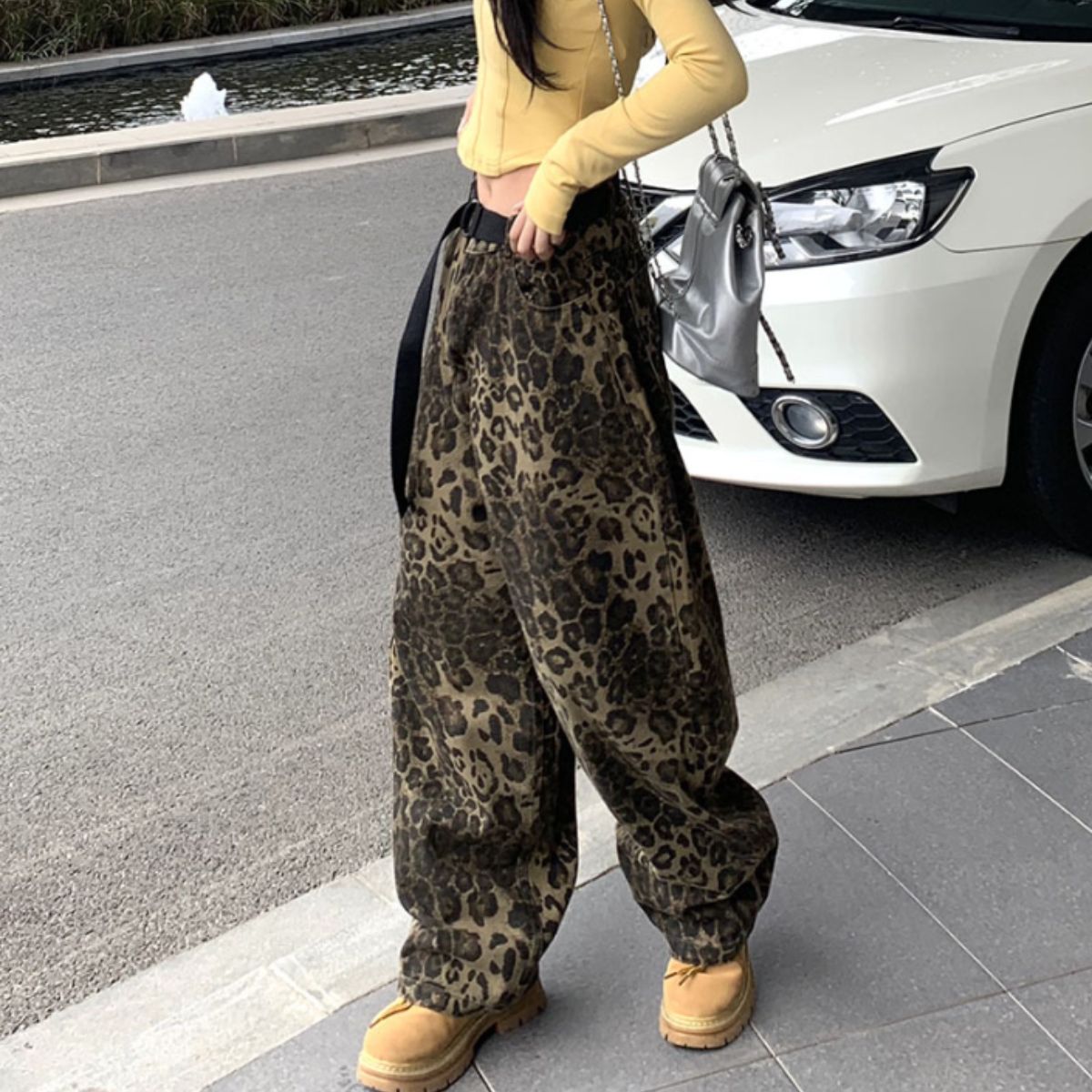 Pants/レオパードワイドパンツ ST/No.27927