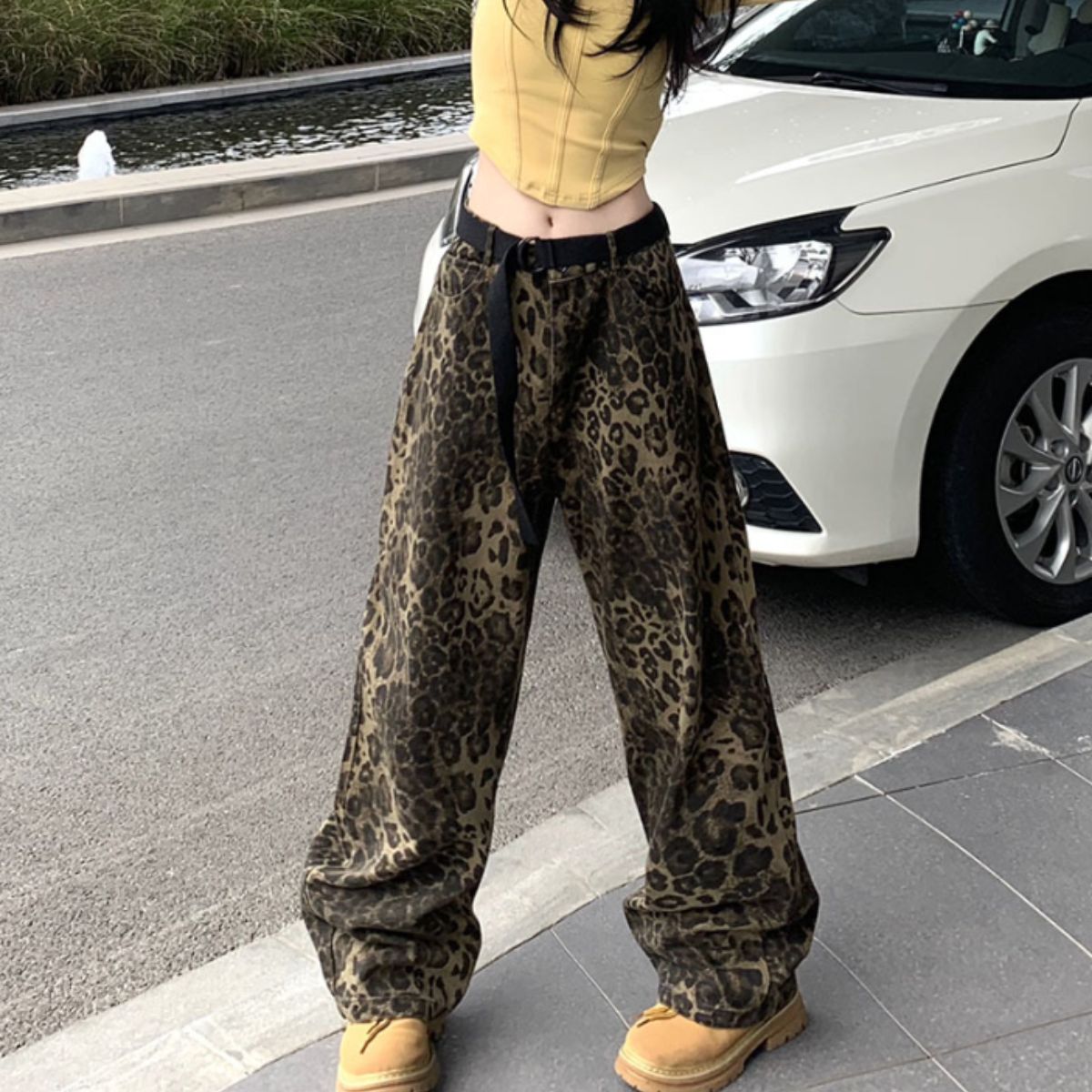 Pants/レオパードワイドパンツ ST/No.27927