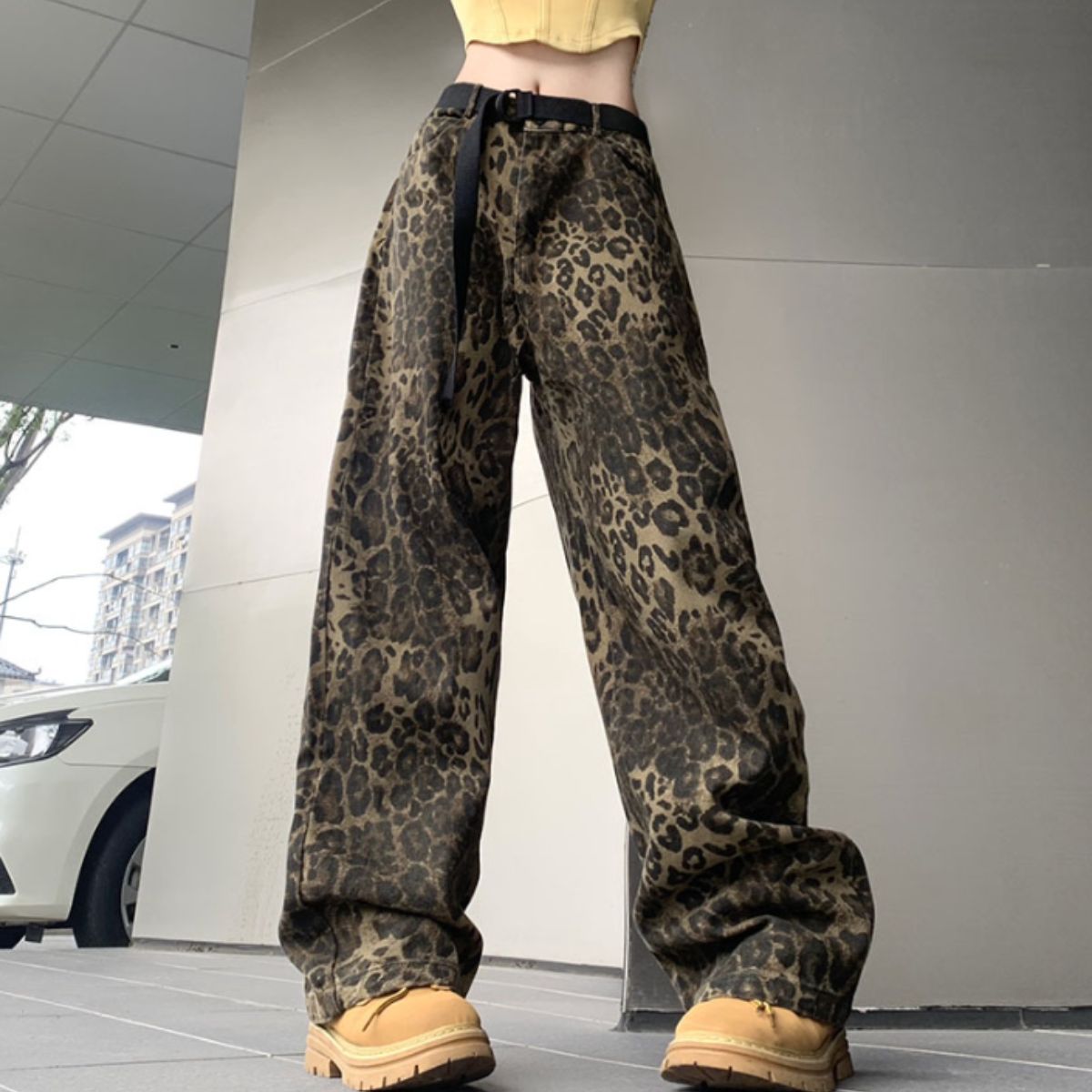 Pants/レオパードワイドパンツ ST/No.27927