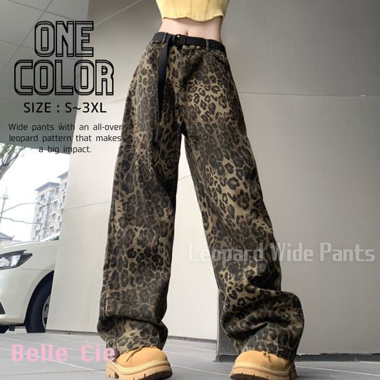Pants/レオパードワイドパンツ ST/No.27927