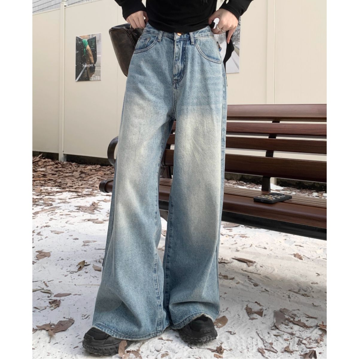 Pants/ワイドフレアデニムロングパンツ ST/No.27939
