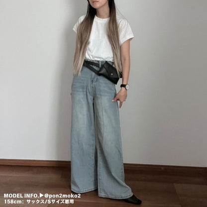 Pants/ワイドフレアデニムロングパンツ ST/No.27939