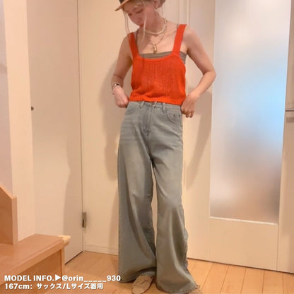 Pants/ワイドフレアデニムロングパンツ ST/No.27939