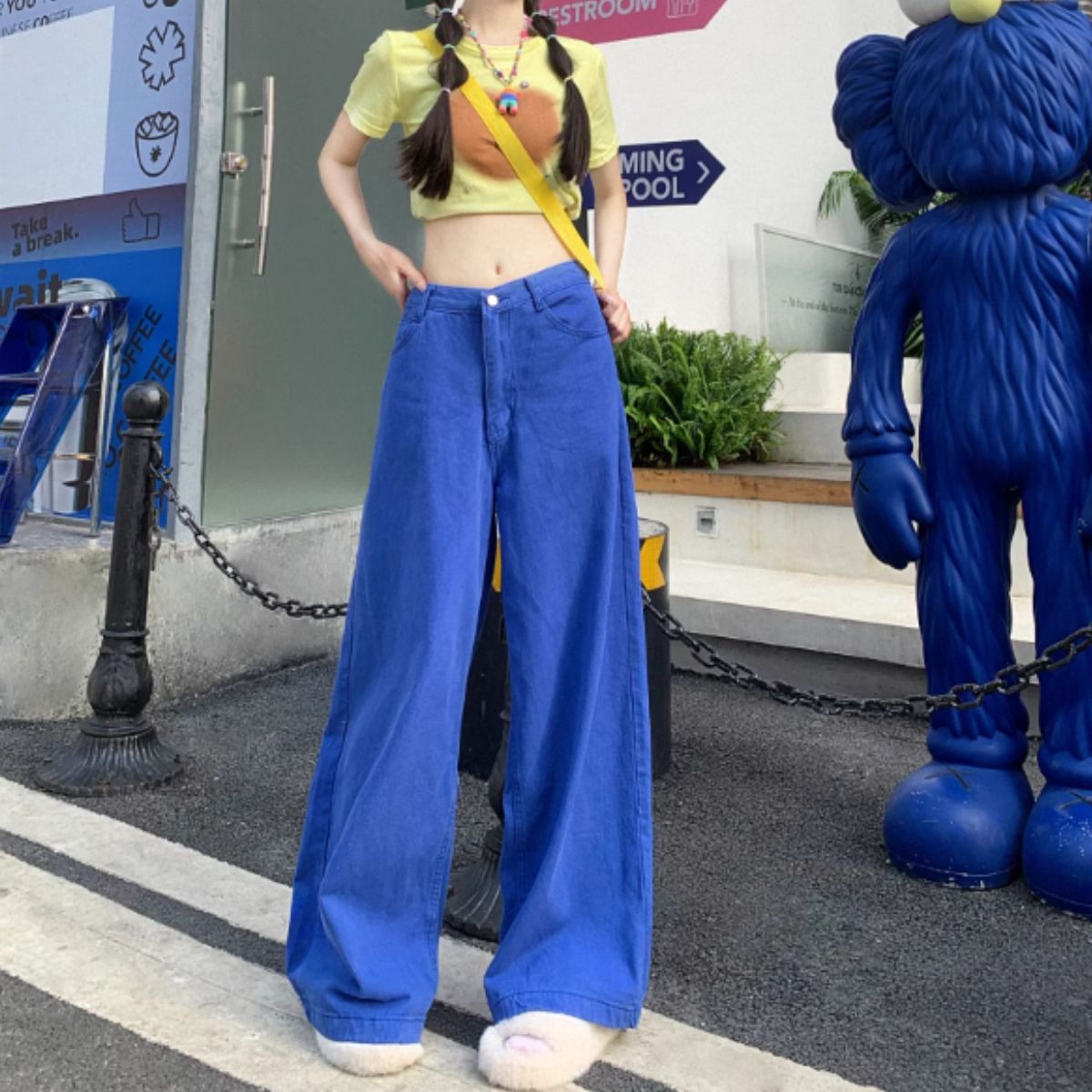 Pants/ビビッドカラーワイドパンツ ST/No.27946