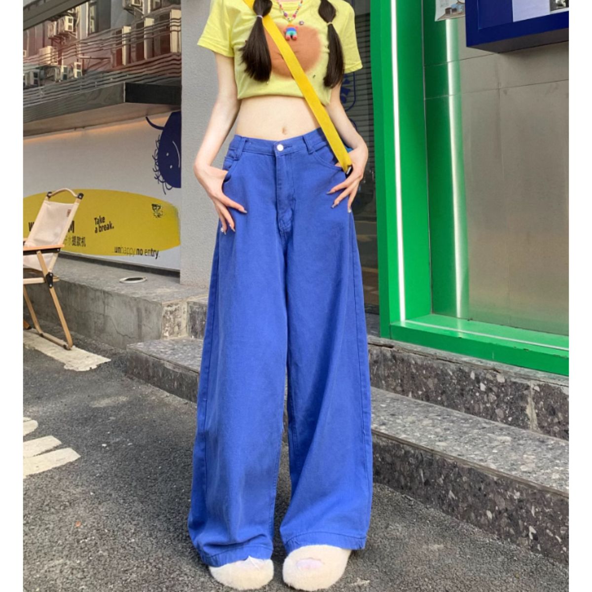 Pants/ビビッドカラーワイドパンツ ST/No.27946