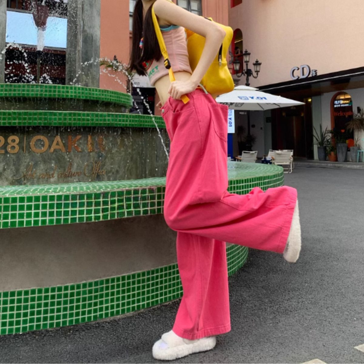 Pants/ビビッドカラーワイドパンツ ST/No.27946