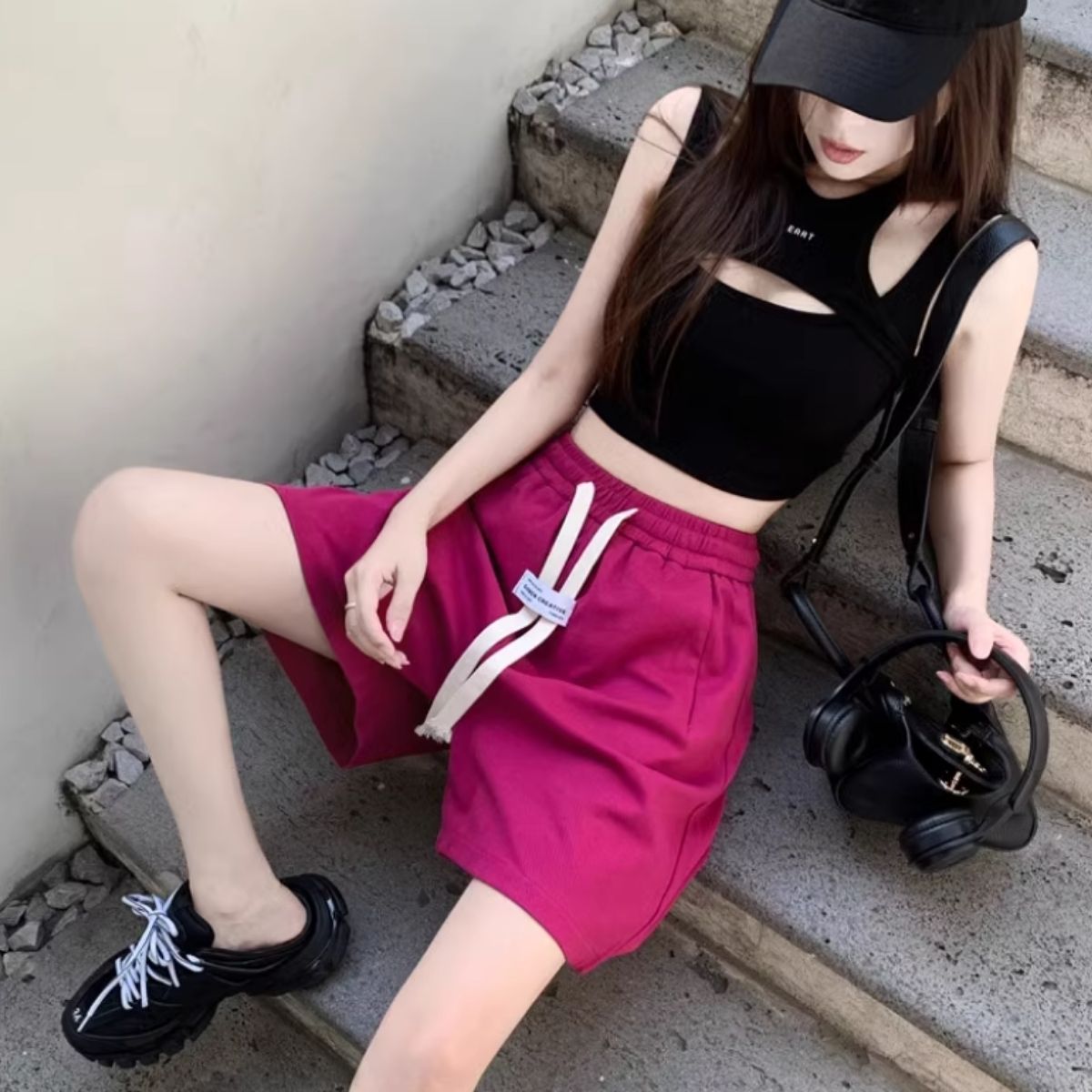 Pants/カラーフレアショートパンツ ST/No.27949