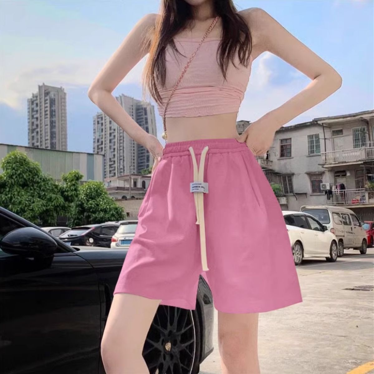 Pants/カラーフレアショートパンツ ST/No.27949