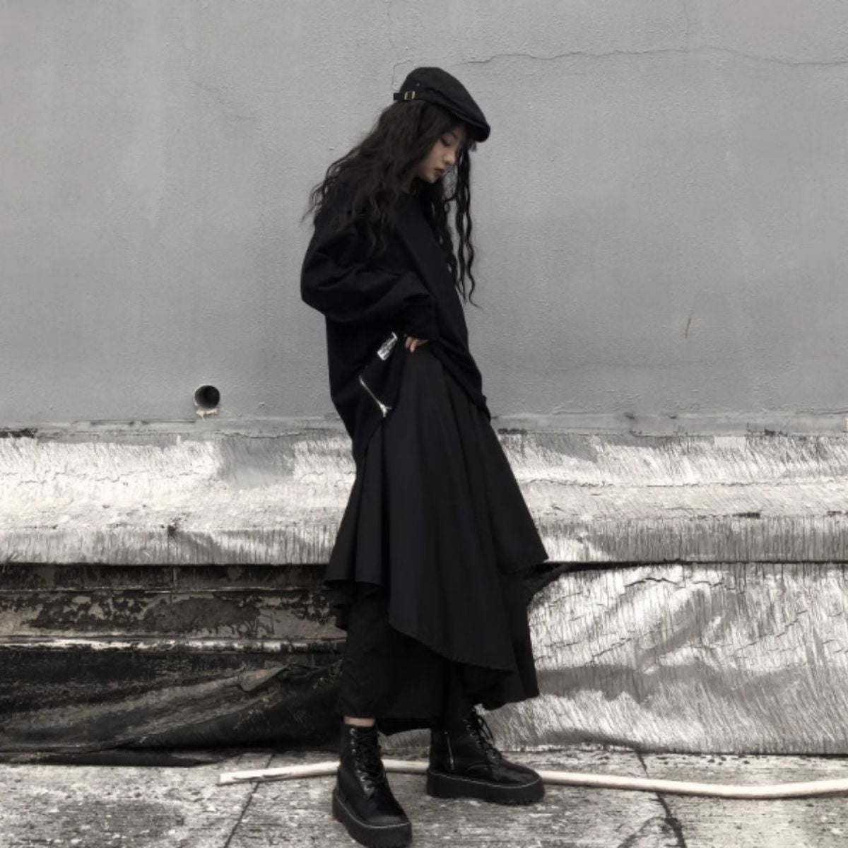 Pants/アシンメトリーサルエルパンツ ST/No.27950