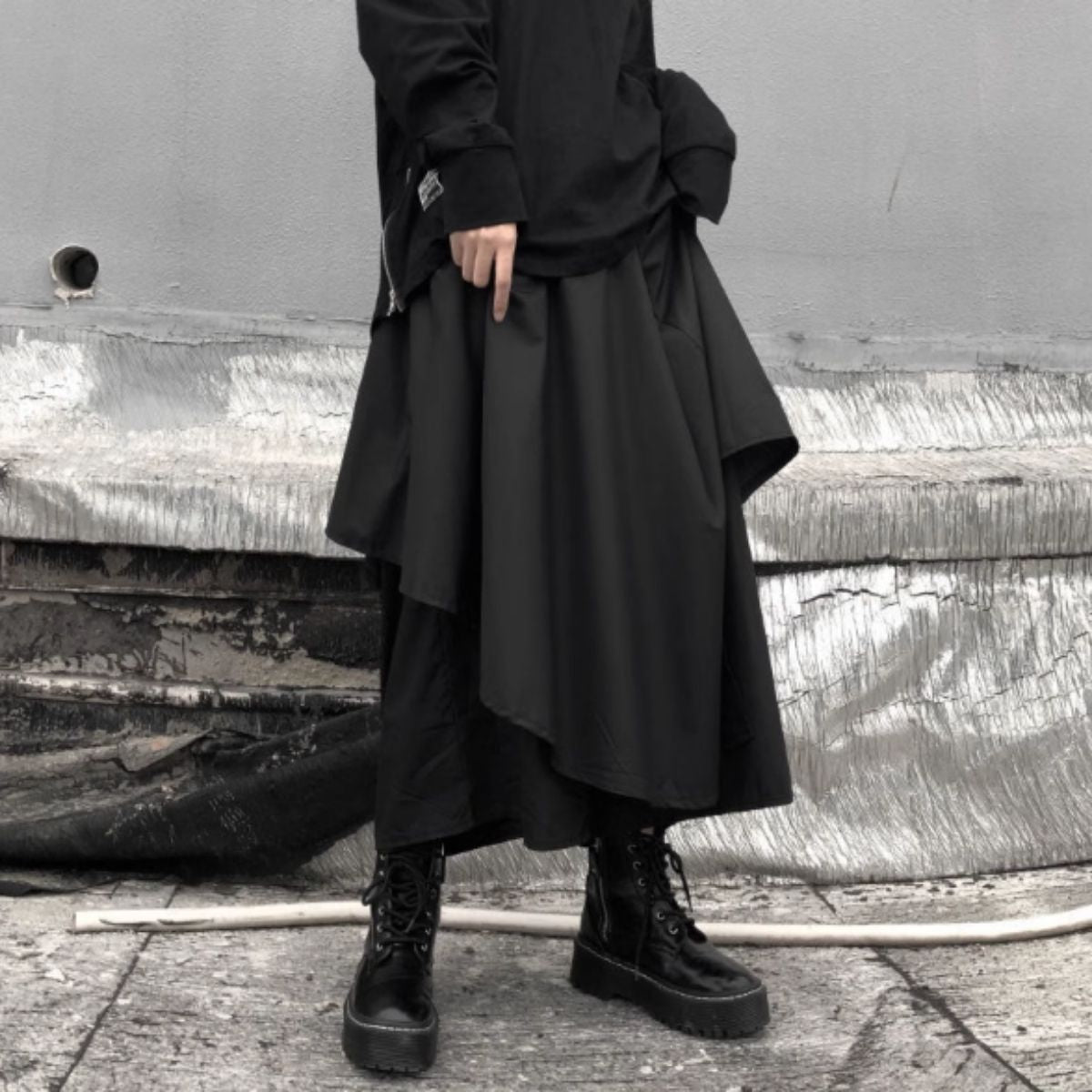 Pants/アシンメトリーサルエルパンツ ST/No.27950