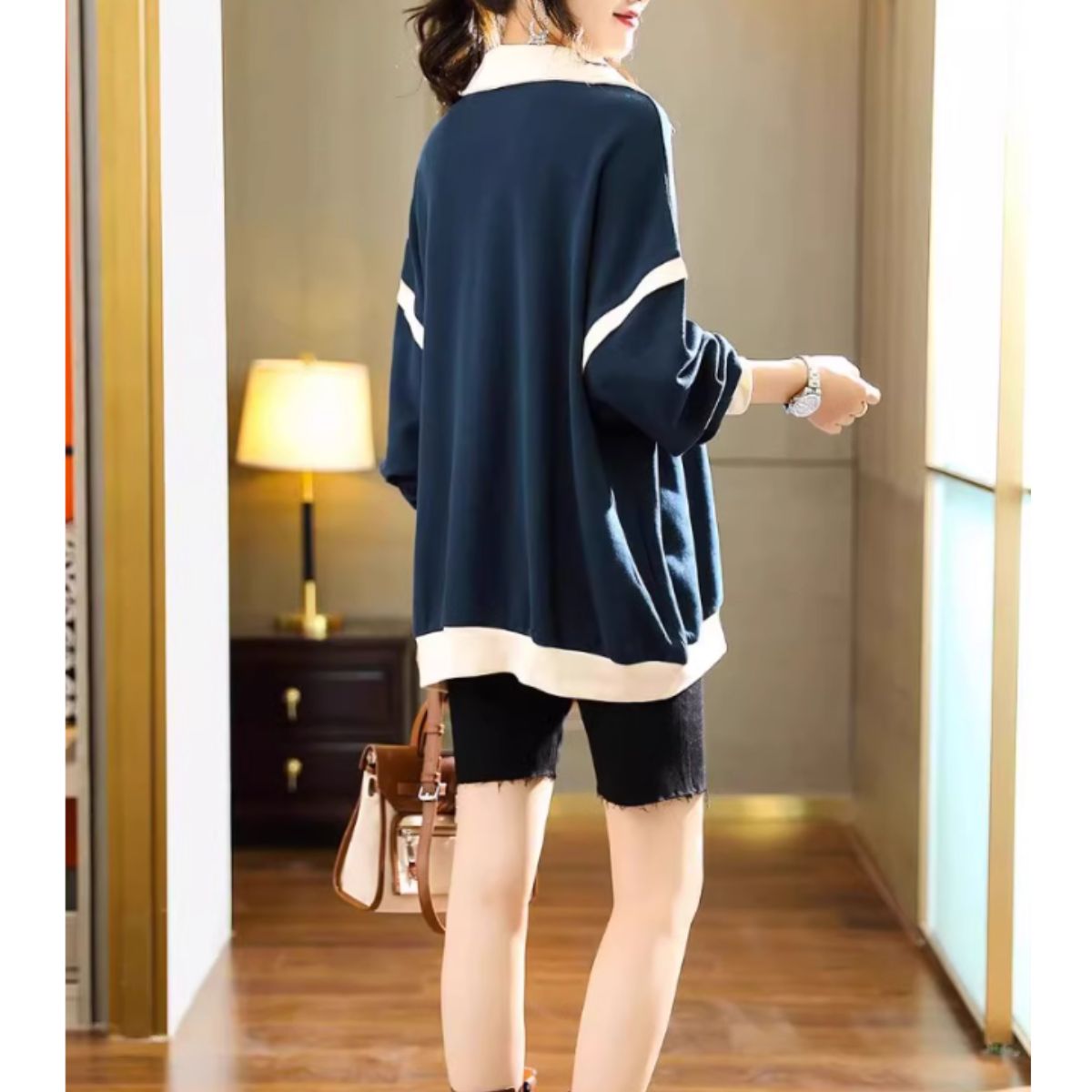 Tops/ハンサムハーフジッププルオーバー ST/No.27964