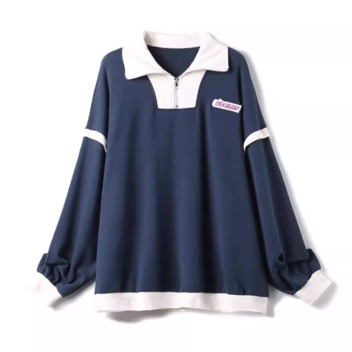 Tops/ハンサムハーフジッププルオーバー ST/No.27964