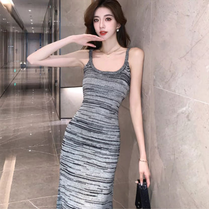 Dress/グラデニットロングワンピース ST/No.27978