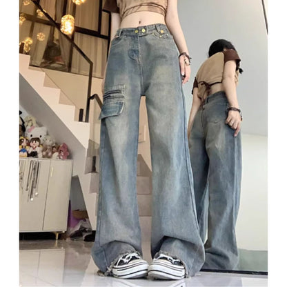 Pants/フェイクポケットデニムパンツ ST/No.27985