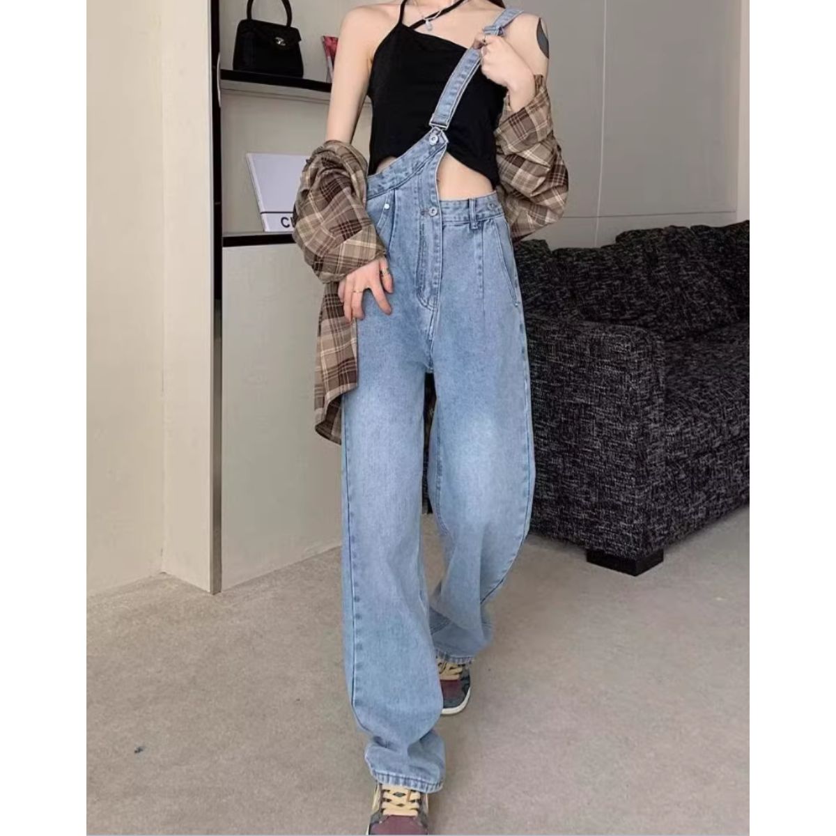 Pants/アシメワンショルデニムパンツ ST/No.27989