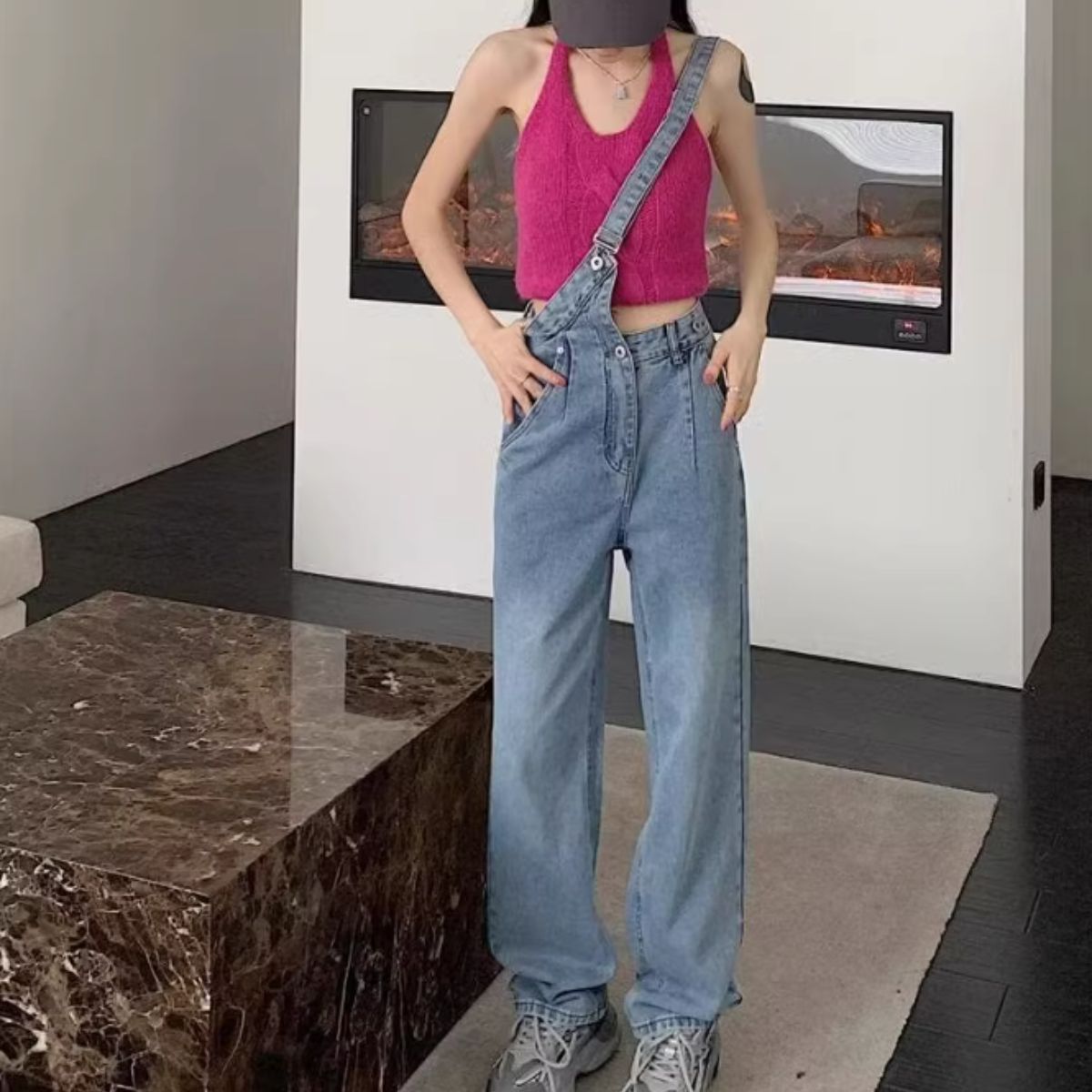 Pants/アシメワンショルデニムパンツ ST/No.27989