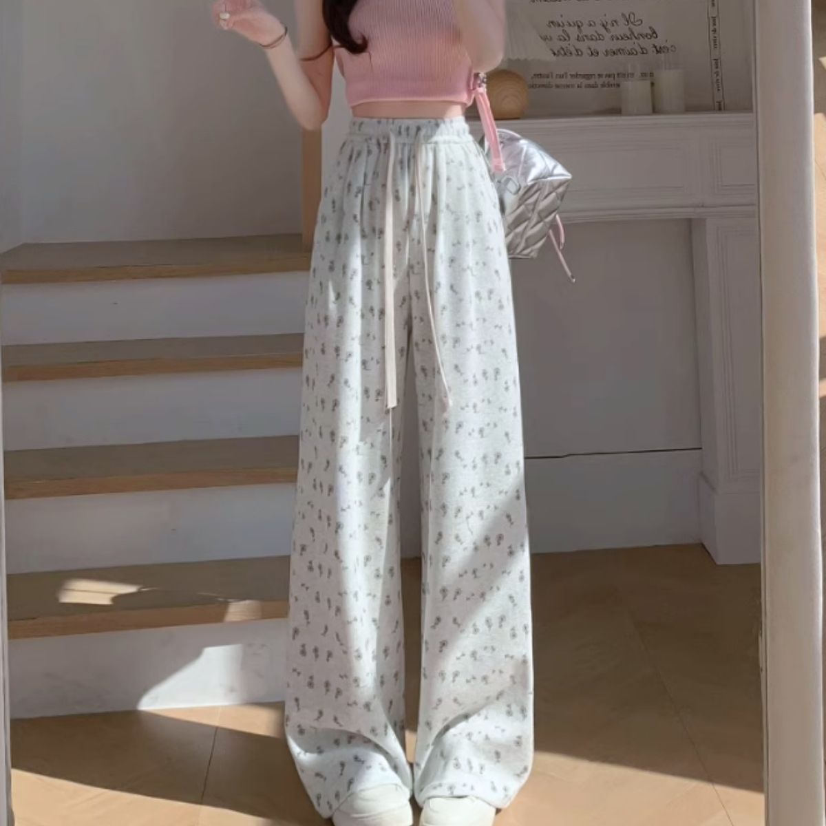 Pants/小花総柄ストレートパンツ ST/No.27994
