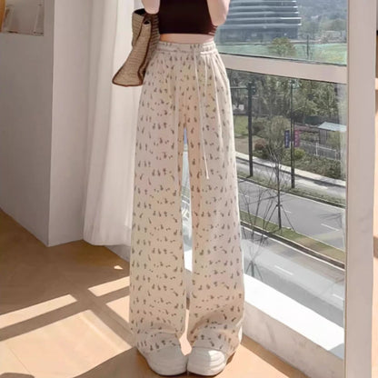 Pants/小花総柄ストレートパンツ ST/No.27994