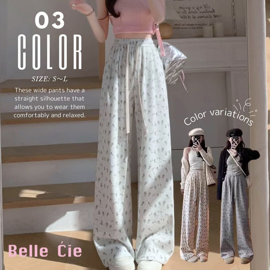 Pants/小花総柄ストレートパンツ ST/No.27994