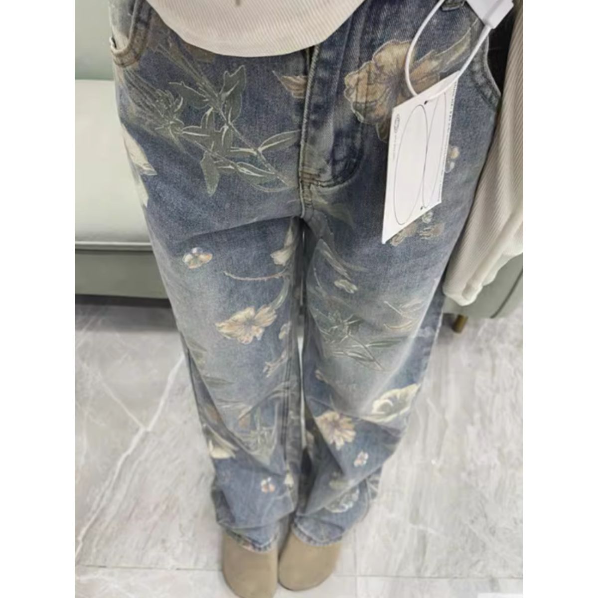 Pants/クラシカルフラワーワイドパンツ ST/No.27996