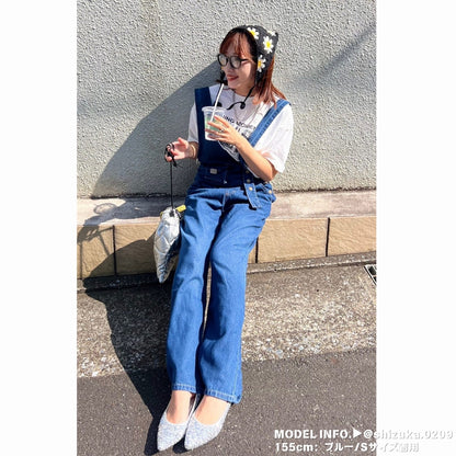 Overalls/アシメショルダーデニムサロペット ST/No.27999