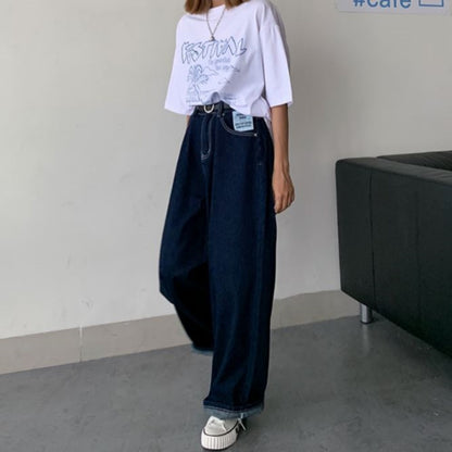 Pants/ワンウォッシュデニムバギーパンツ ST/No.27189