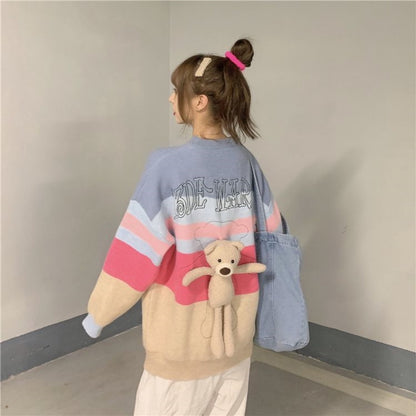 Knit / くまちゃんニットプルオーバー ST/No.27234