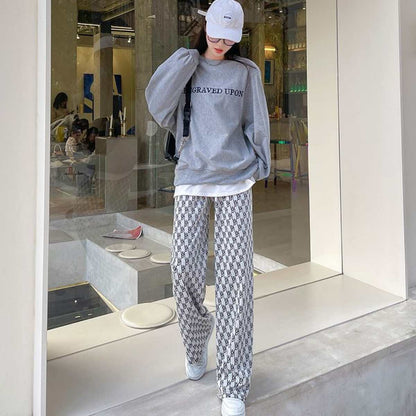 Pants/ ロゴ総柄 イージーパンツ ST/No.27294