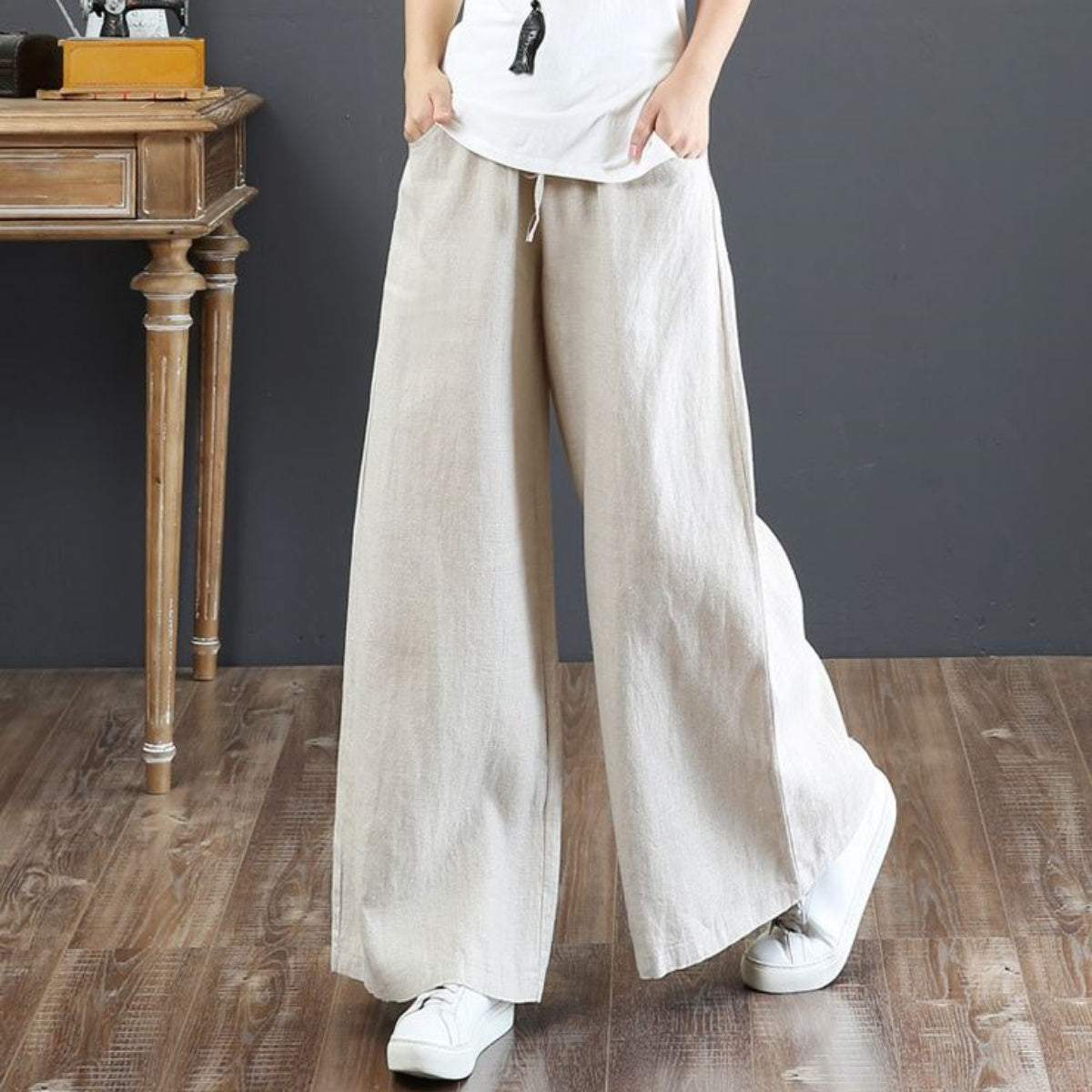 Pants/ 綿麻 リラックスイージーパンツ ST/No.27257