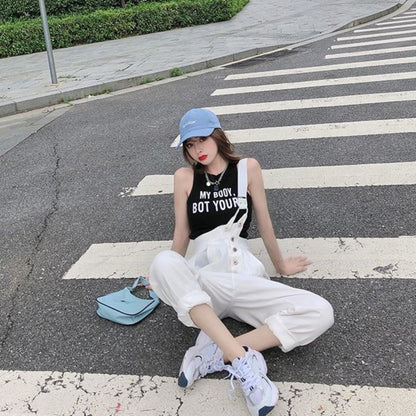 Pants/ゴムサスハーフオーバーオールパンツ ST/No.27188