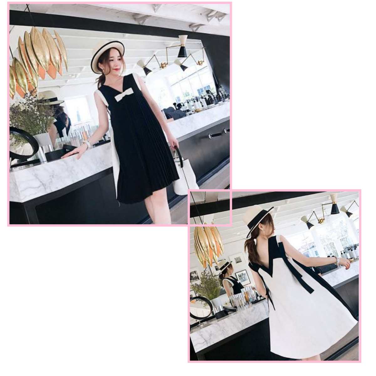 Dress/ プリーツ2wayドレス ワンピ ST/No.27281