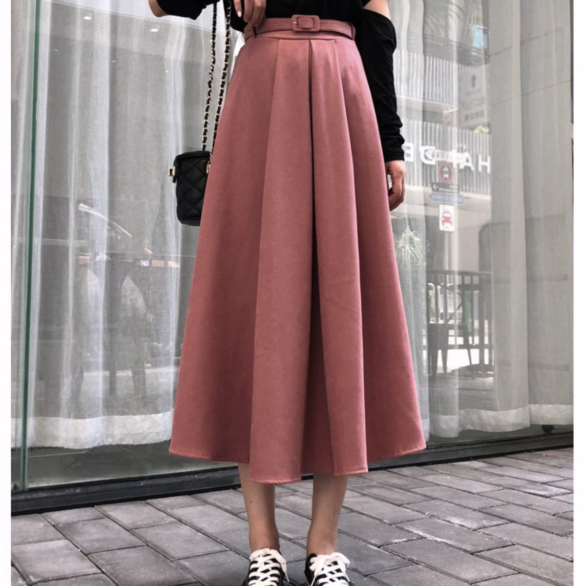 Skirt / ミモレ丈フレアスカート ST/No.27224
