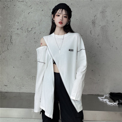 T-shirts/クレイジージップTシャツ ST/No.27194