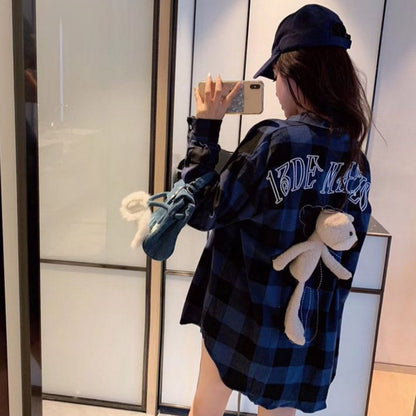 Shirts/ クマさんチェックシャツ ST/No.27206