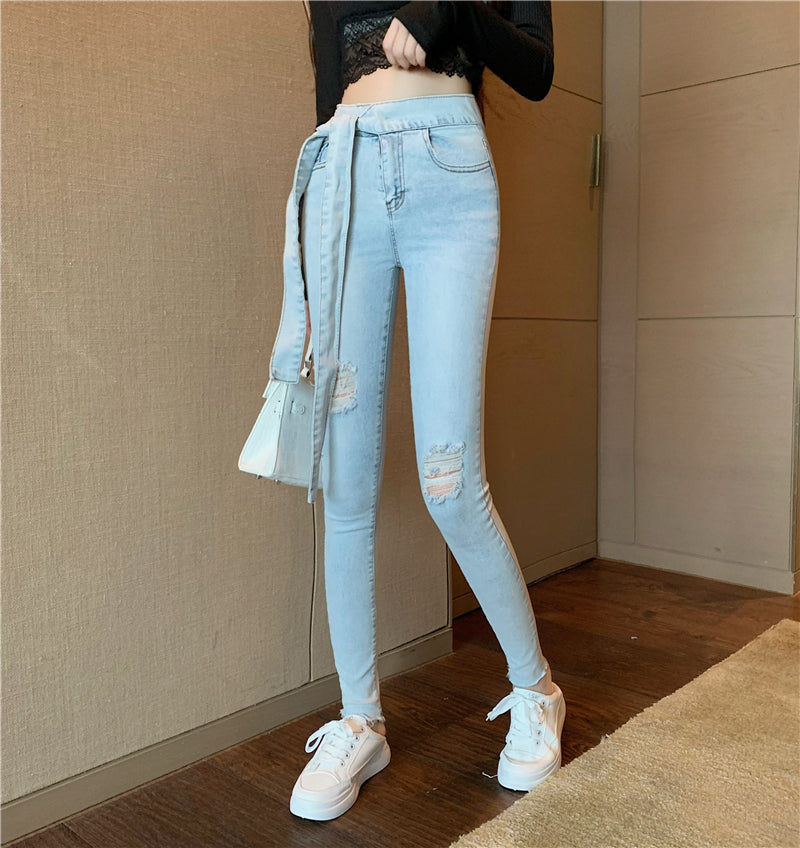 Pants/ ハイウエストスキニージーンズ ST/No.27244