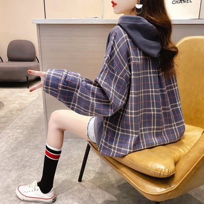 Tops / チェック切り替えトップス ST/No.27226