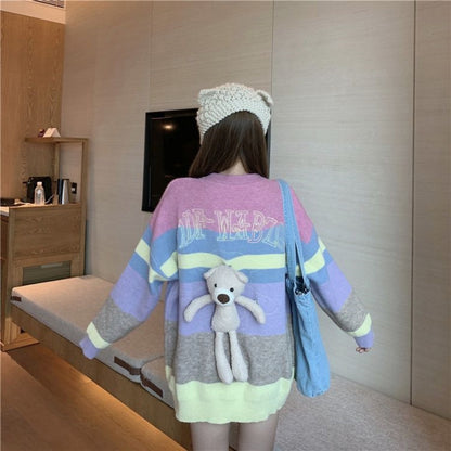 Knit / くまちゃんニットプルオーバー ST/No.27234