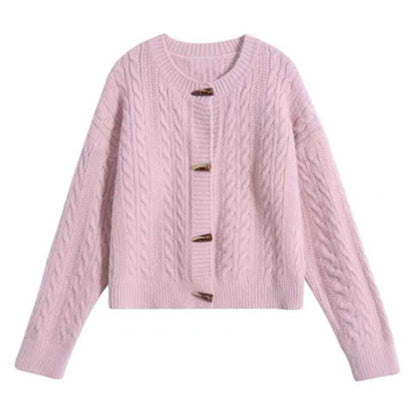Knit/トグルボタンケーブルニットセーター ST/No.27367