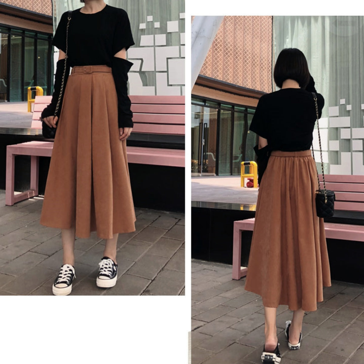 Skirt / ミモレ丈フレアスカート ST/No.27224