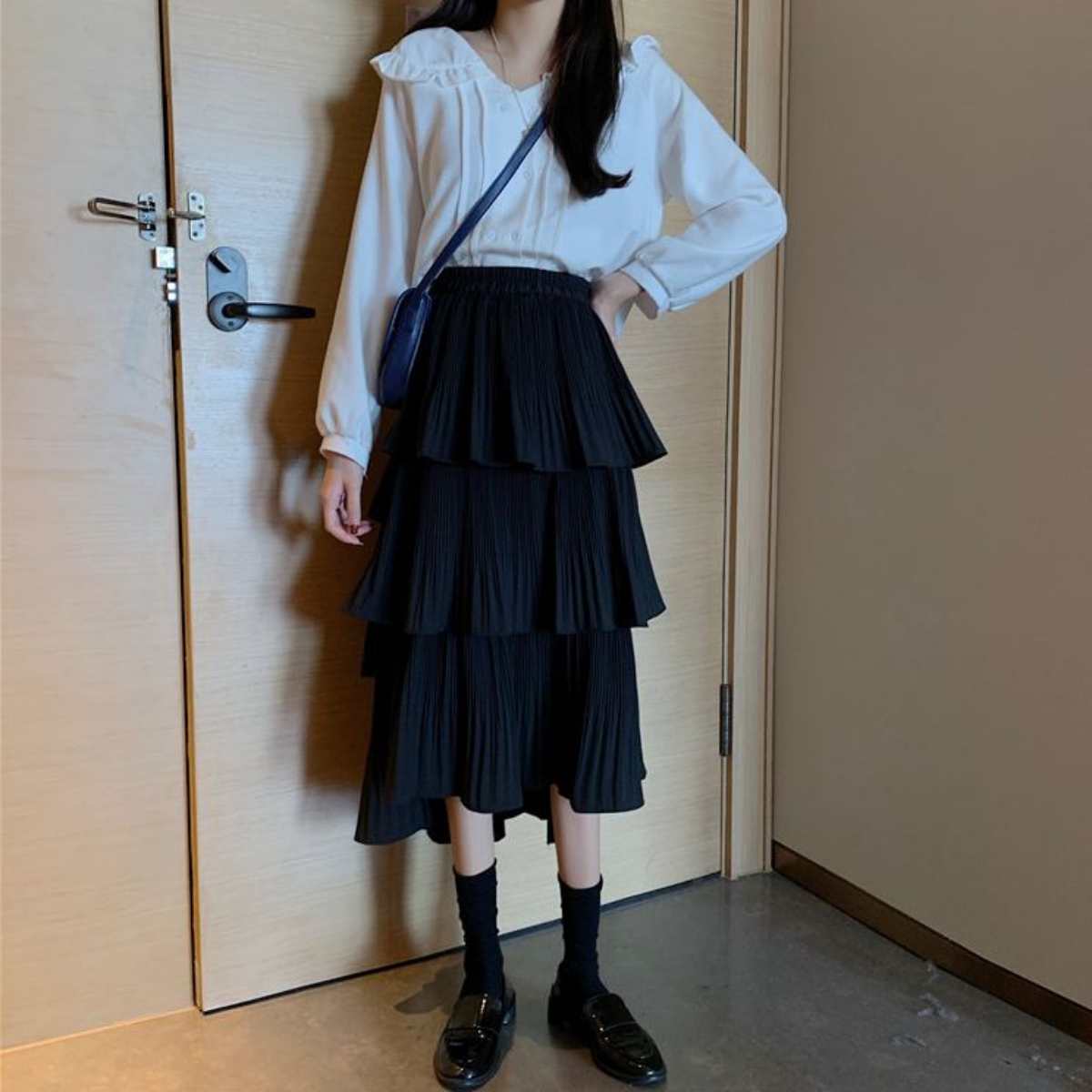 Skirt/ エスカルゴティアードスカート ST/No.27266