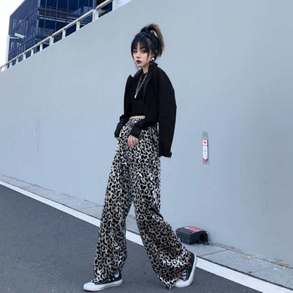 Pants/ レオパード ワイドイージーパンツ ST/No.27289
