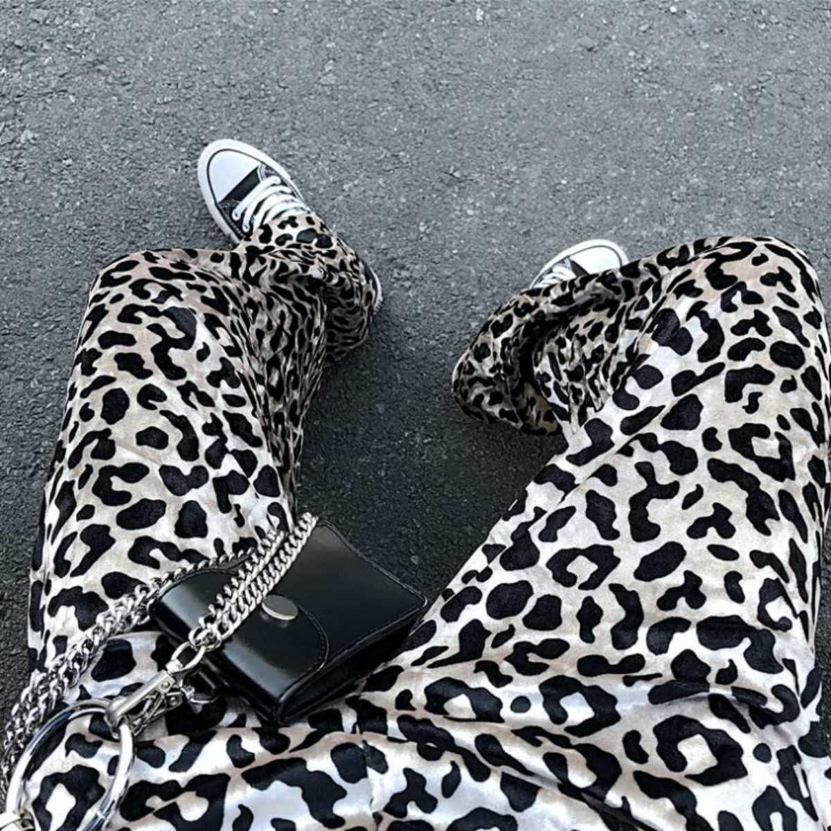 Pants/ レオパード ワイドイージーパンツ ST/No.27289