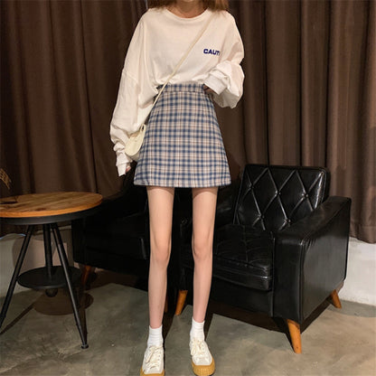 Skirt/ チェック台形スカート ST/No.27230