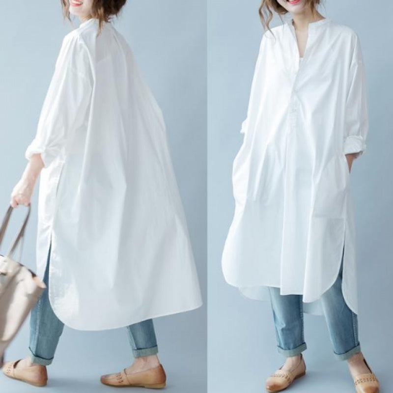 Dress/ビックサイズシャツワンピース ST/No.27087
