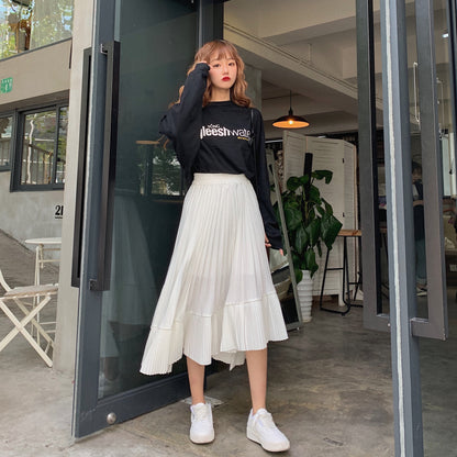 Skirt/イレヘムプリーツスカート  ST/No.27007