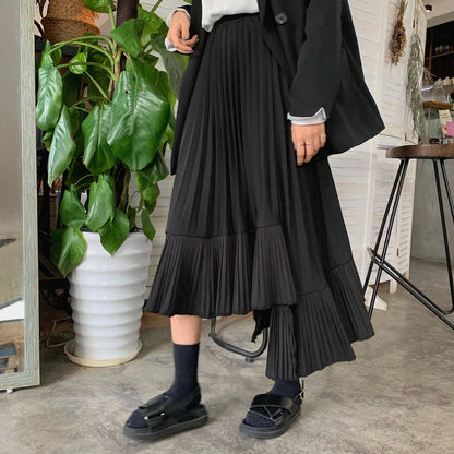 Skirt/イレヘムプリーツスカート  ST/No.27007