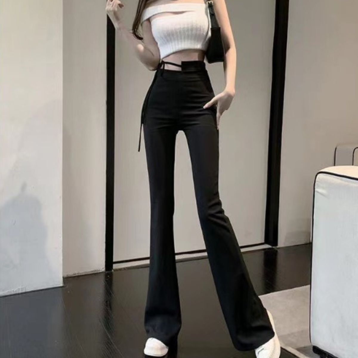 Pants/ハイウエストリボンベルパンツ ST/No.27728